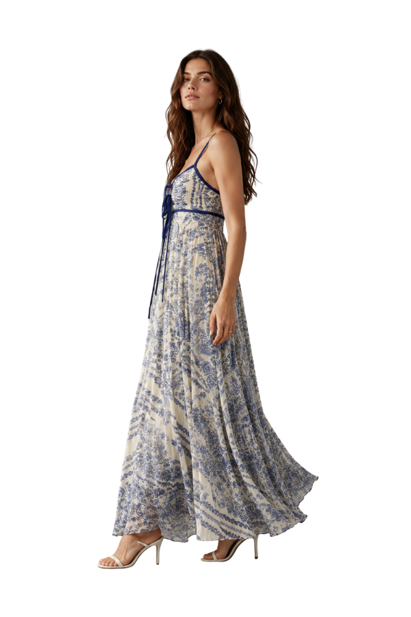 The Ollie Vintage Floral Dress With Lining
