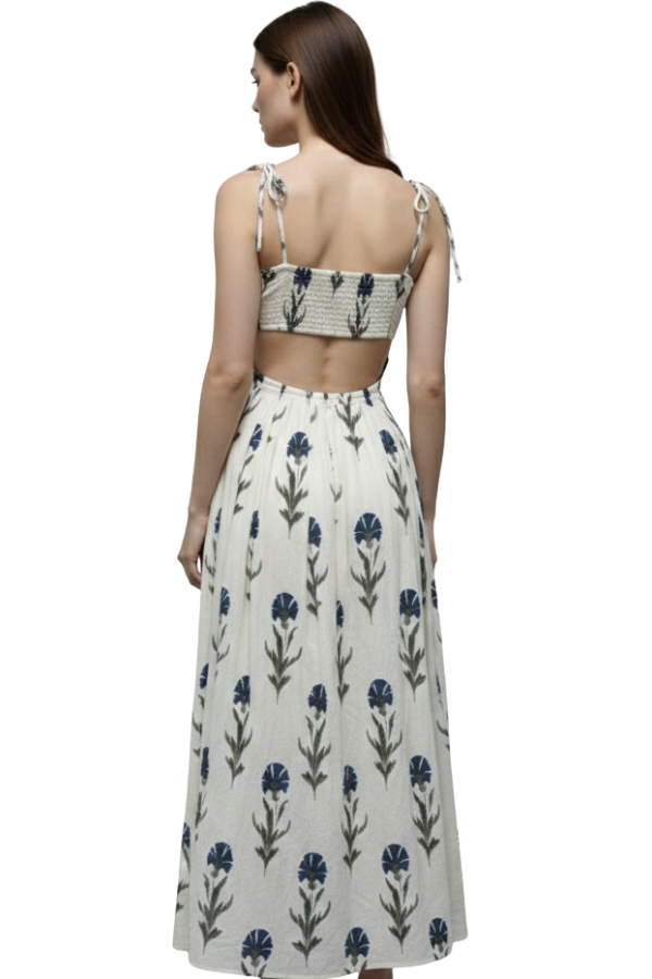 The Elena Floral Midi Dress