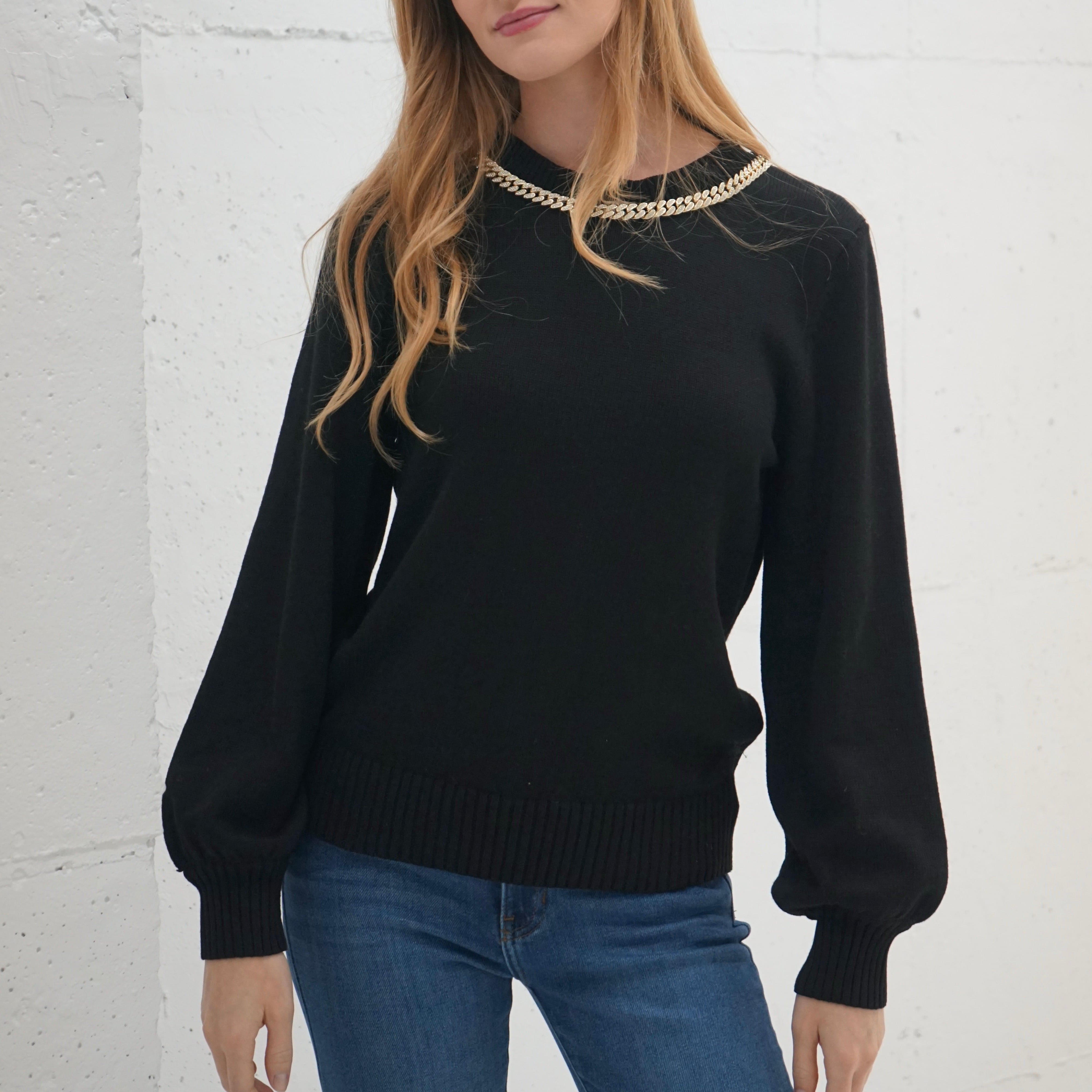 Pookie And Sebastian Midnight Blue Boxy Turtleneck Sweater - Small orders