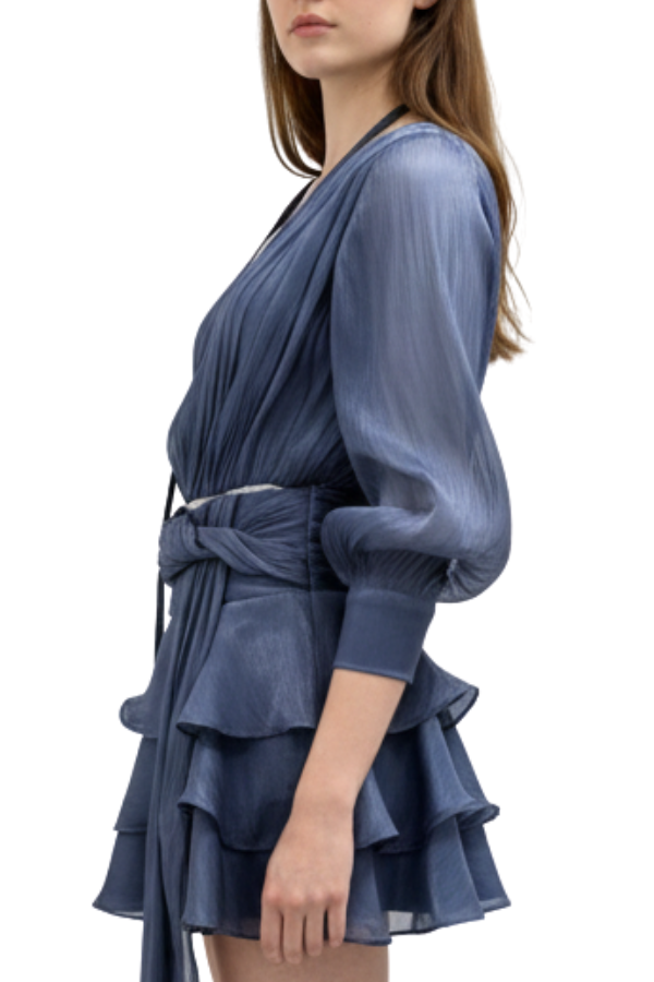 The Brook Silk Ruffle Top - pookie and sebastian