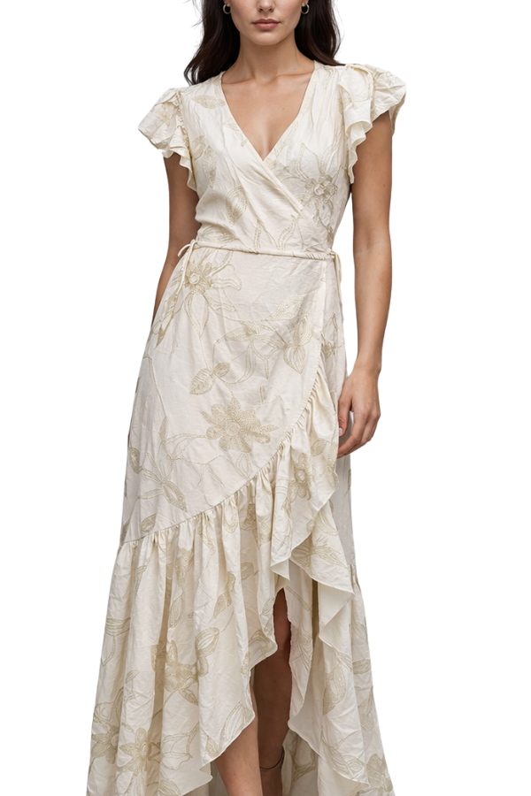 The Angel Wrapped Long Dress