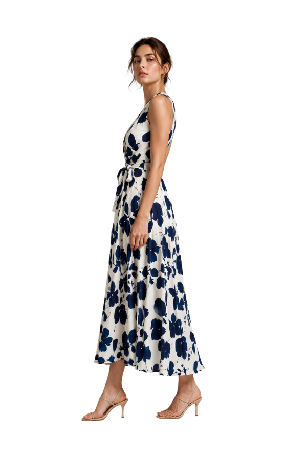 The Anne Floral Print Midi Dress - pookie and sebastian