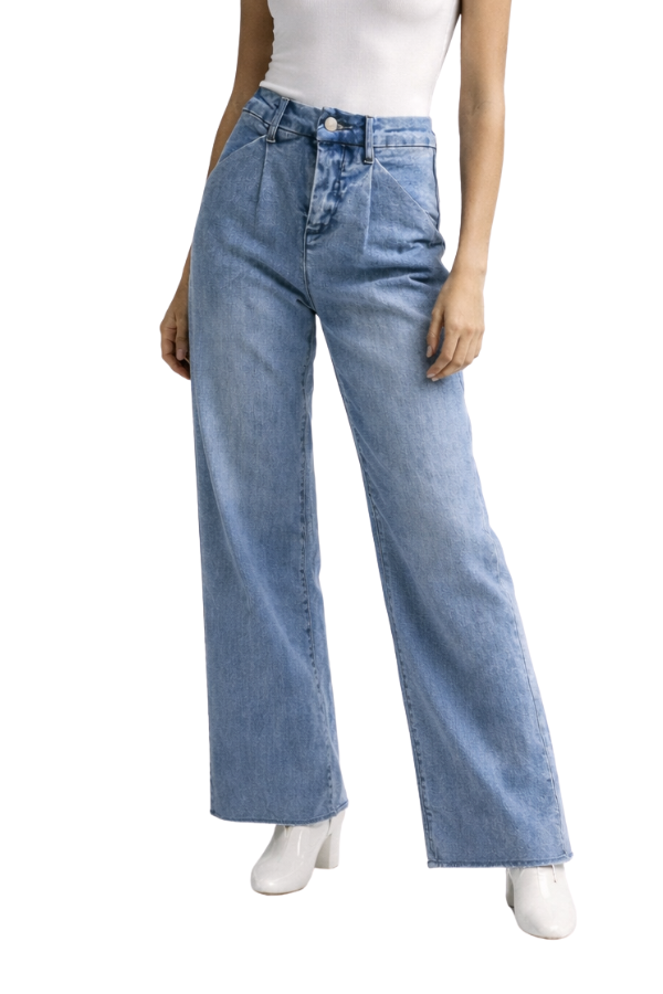 The Alison Pleated Leg Jean - pookie and sebastian
