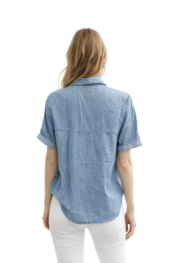 The Jolly Tencel Shirt With Chest Pocket - pookie and sebastian