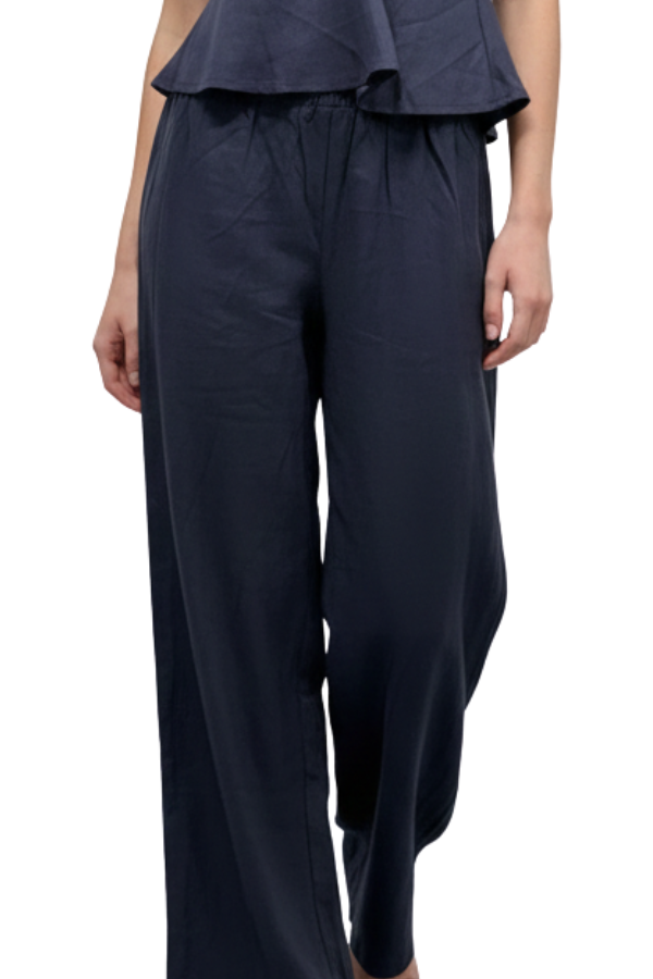 The Linen Wide Leg Pant