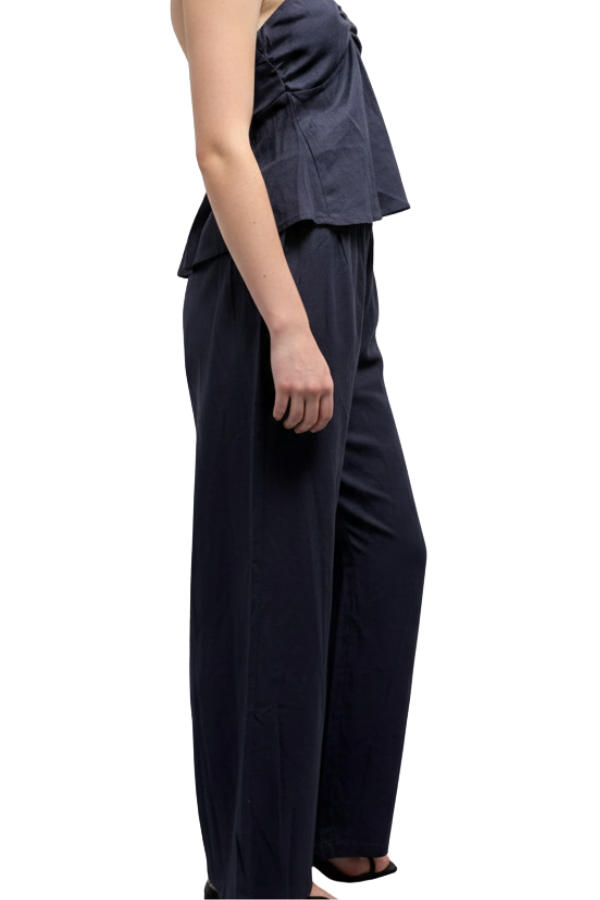 The Linen Wide Leg Pant