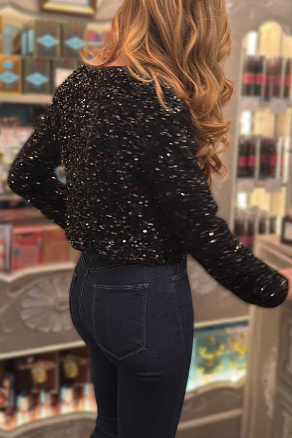 Sequin Bow Jacket