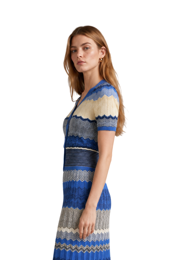 The Margot Knit V-Neck Sweater Top