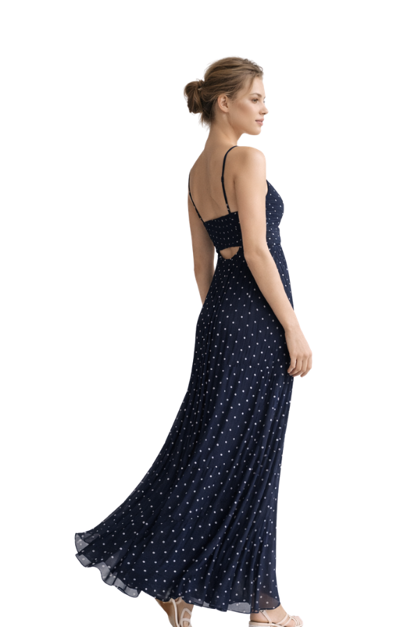 The Helen Pleated Midi Dress - pookie and sebastian