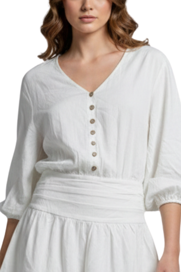 The Linen Mini Dress