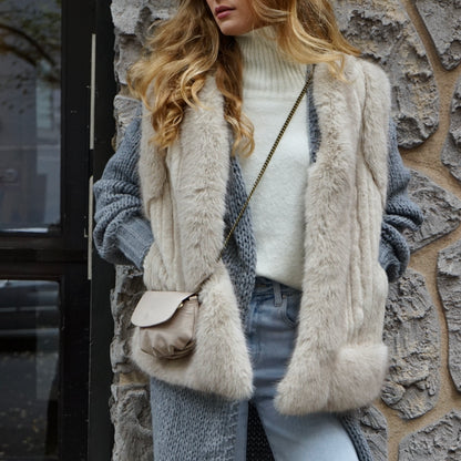 Yves faux fur vest