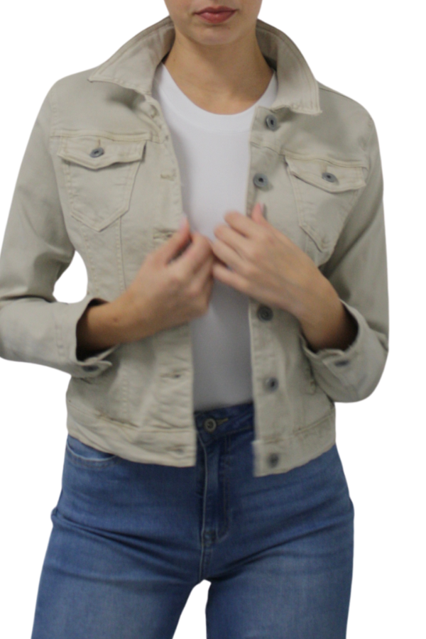 Italian Super Stretch Denim Jacket - pookie and sebastian
