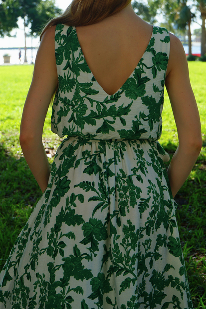 Floral Belted Dress
