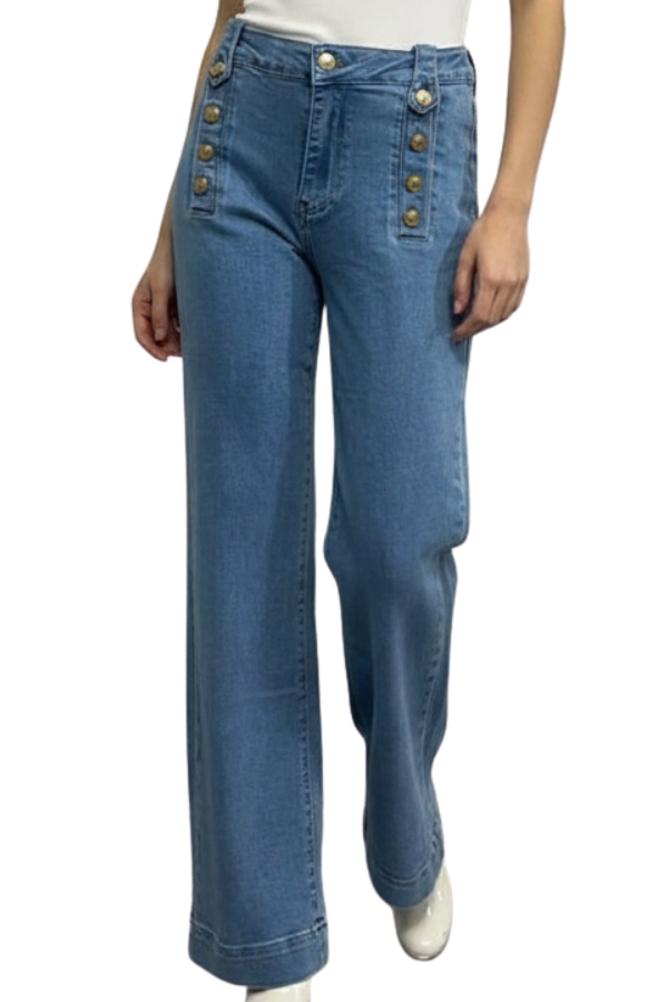 The Italian Gold Button Denim