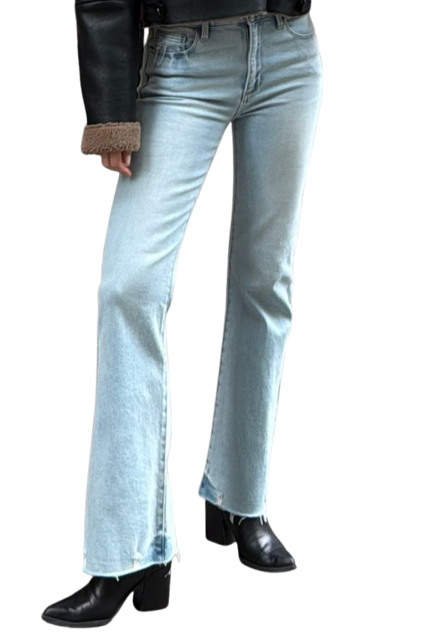 Casey Stretch HR Scissor Flare Jean - pookie and sebastian
