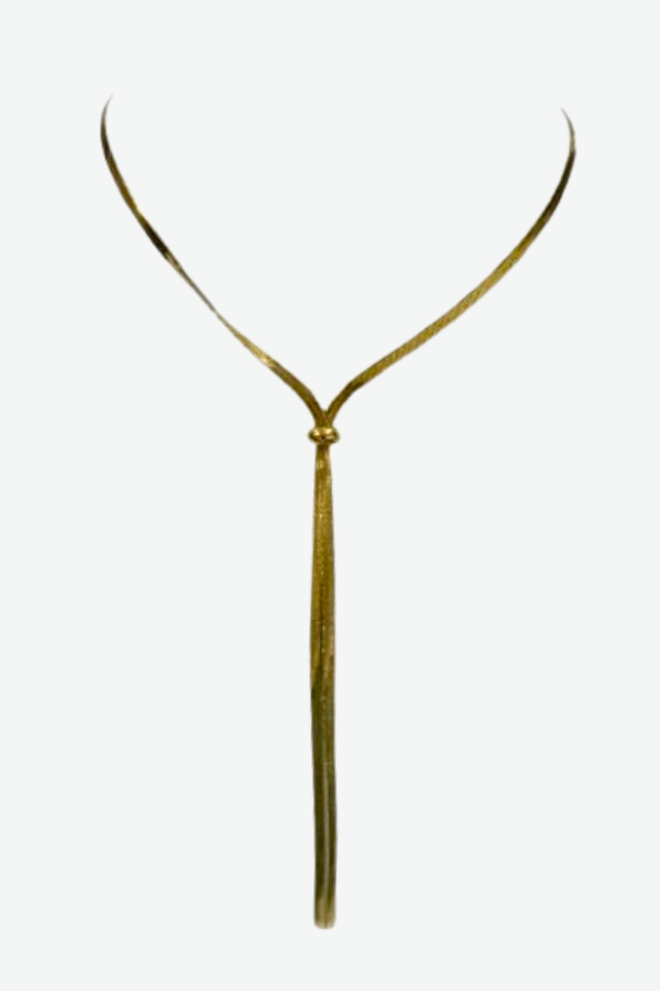 The Snake Chain Lariat Necklace