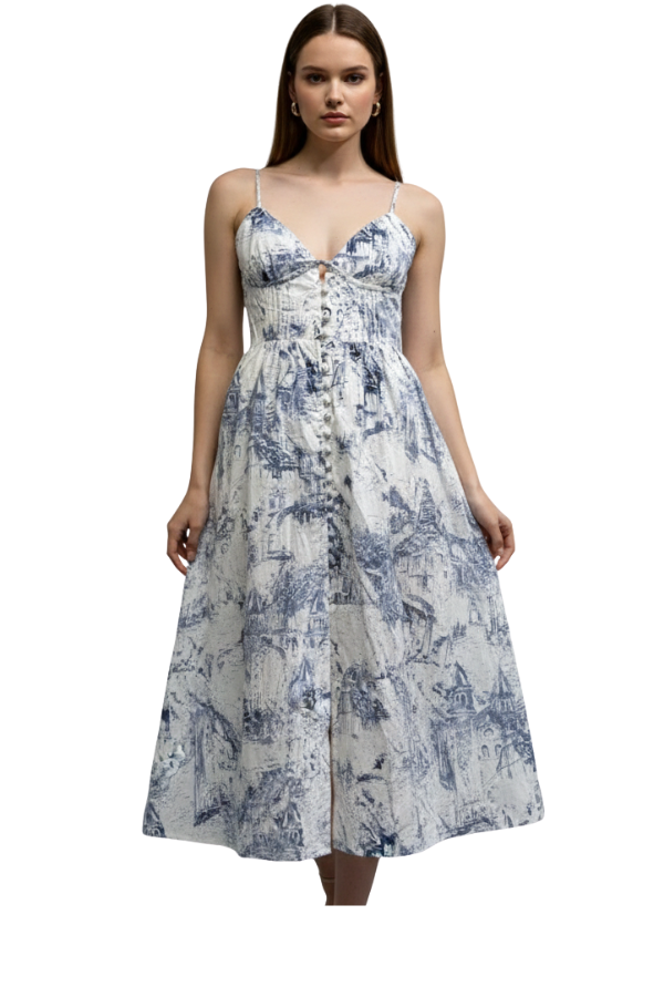 The Colette Floral Midi Dress - pookie and sebastian