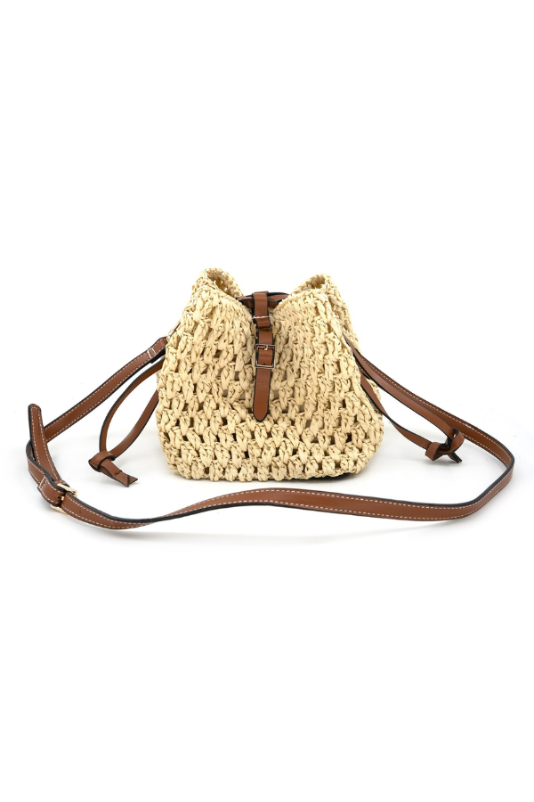 The Portofino Woven Bucket Bag