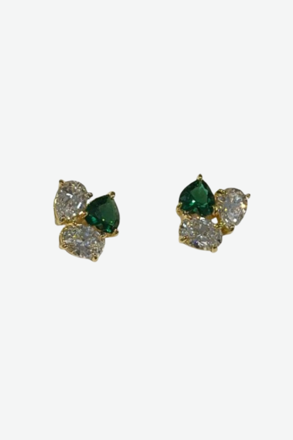 The Emerald Studs Earring