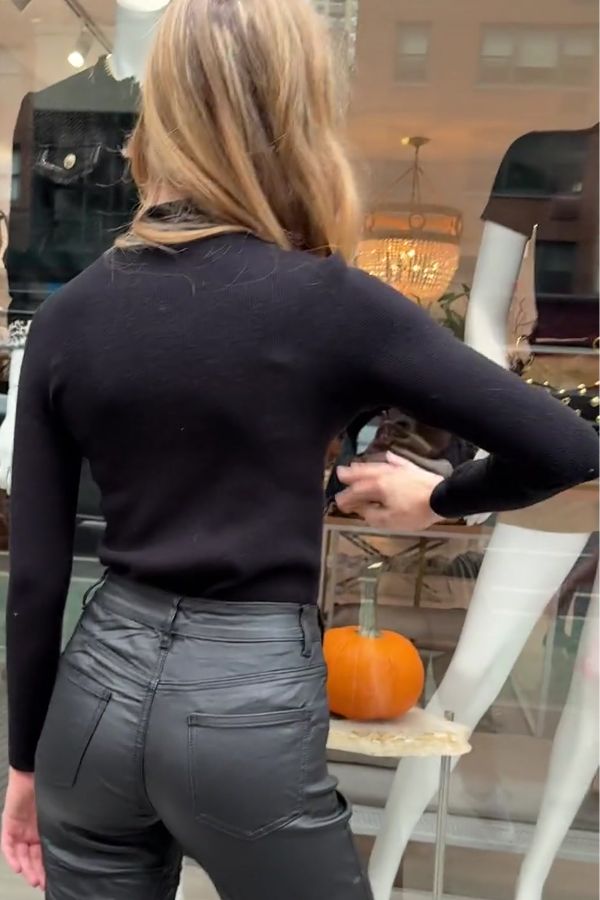 The Odette Knit Mock Neck Sweater