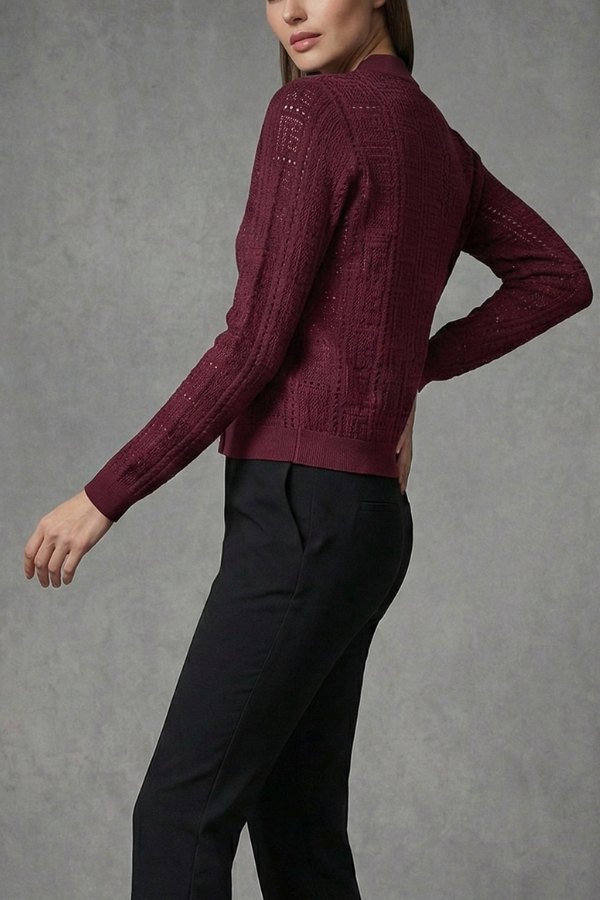 The Balm Cardigan Gold Button