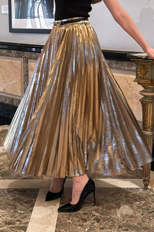 The Champagne Dreams Maxi Skirt