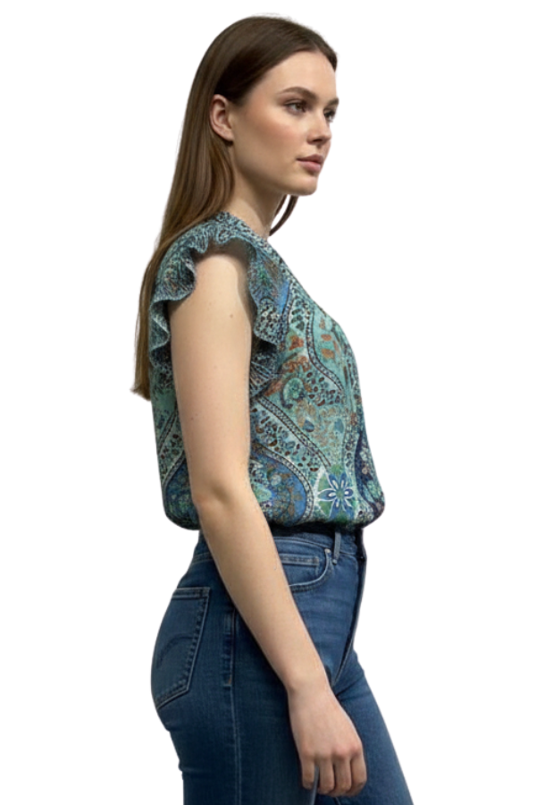 The Billie Boho Printed Shirt - pookie and sebastian