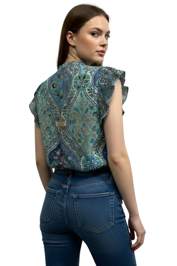 The Billie Boho Printed Shirt - pookie and sebastian