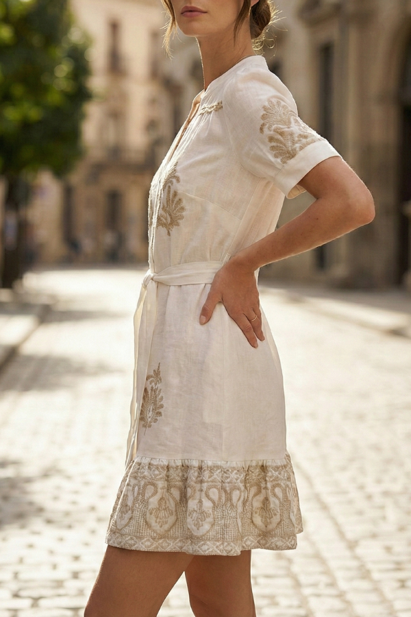 The Anastasia Embroidered Dress