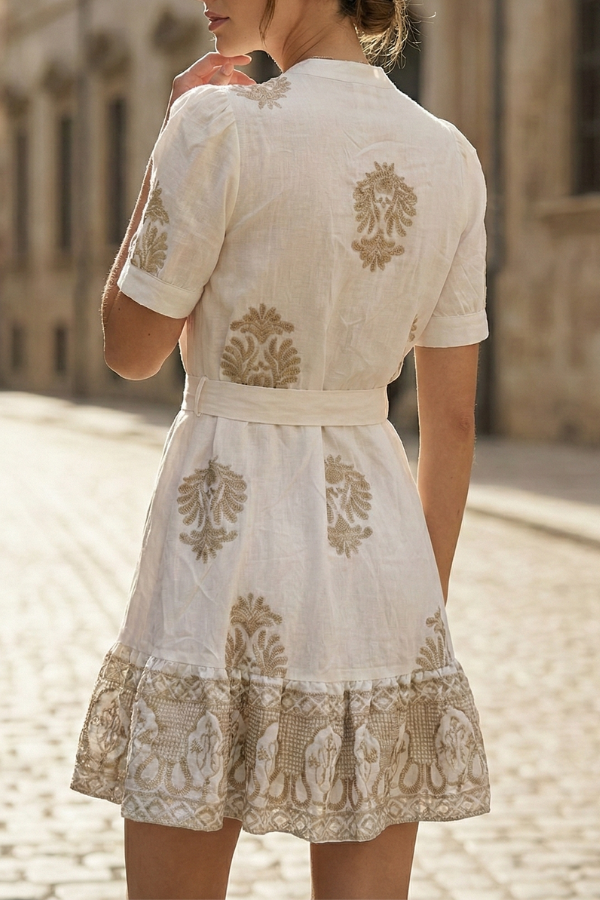 The Anastasia Embroidered Dress