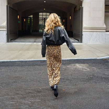 Leopard print dress