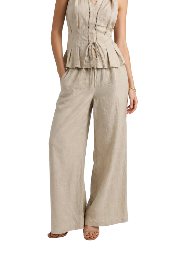 The Chris Stretch Waist Full Length Pants