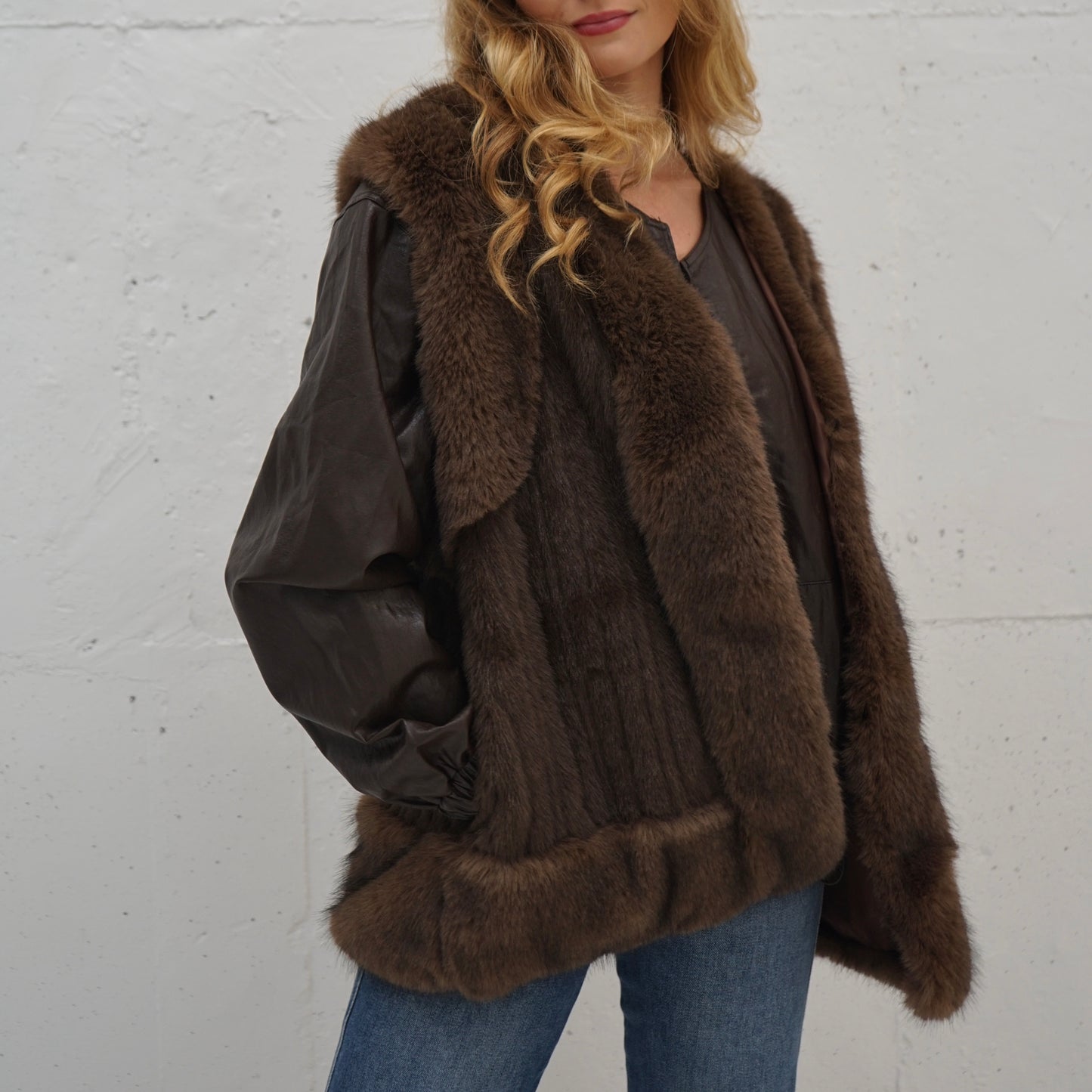 Yves faux fur vest