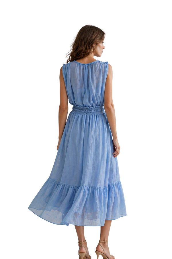 The Margot Sheer Midi Dress