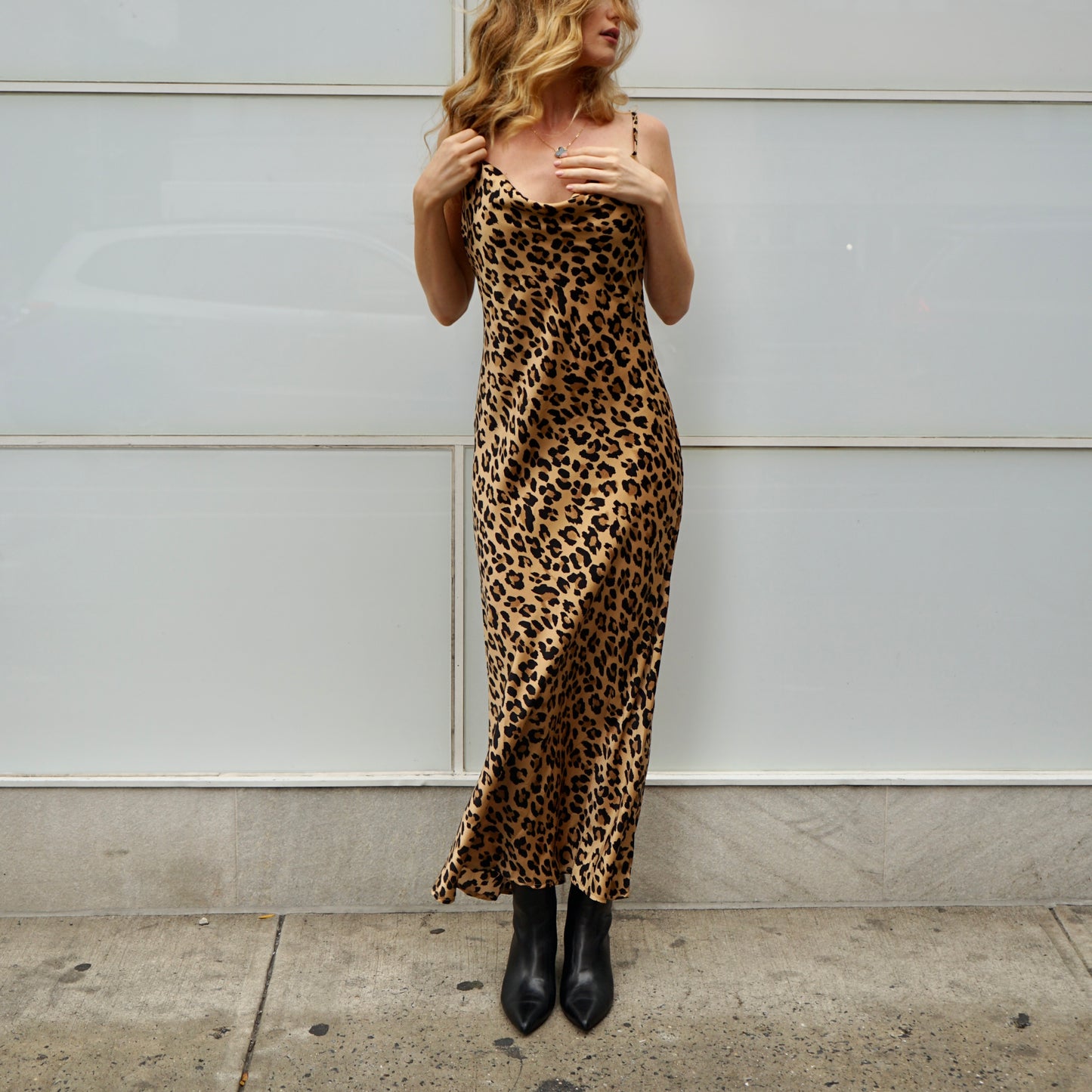 Leopard print dress