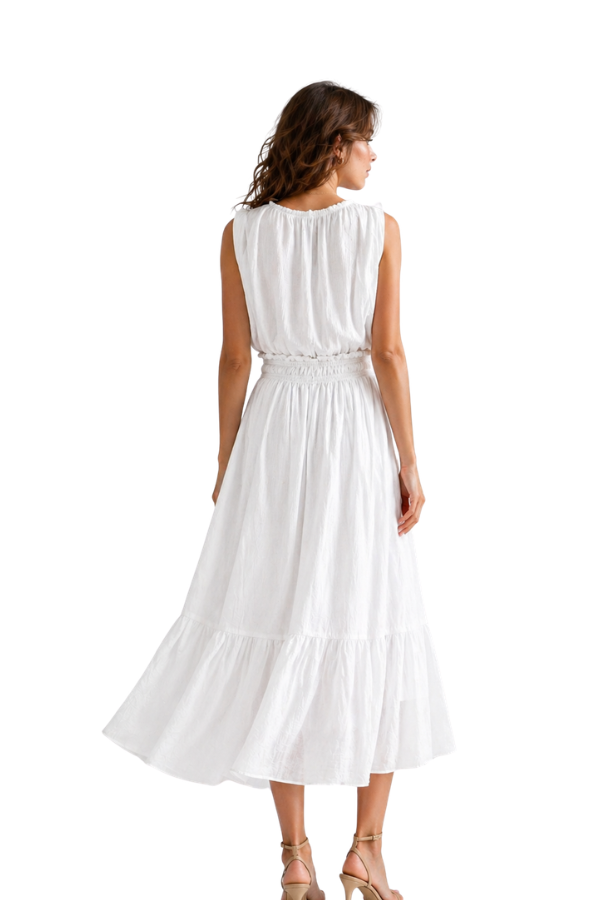 The Margot Sheer Midi Dress
