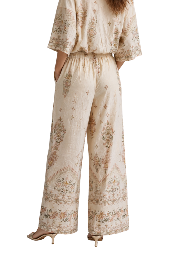 The Marie Tie Front Waist Band Pants - pookie and sebastian