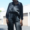 Tencel Button Up Rhinestone Shirt Pookie and Sebastian