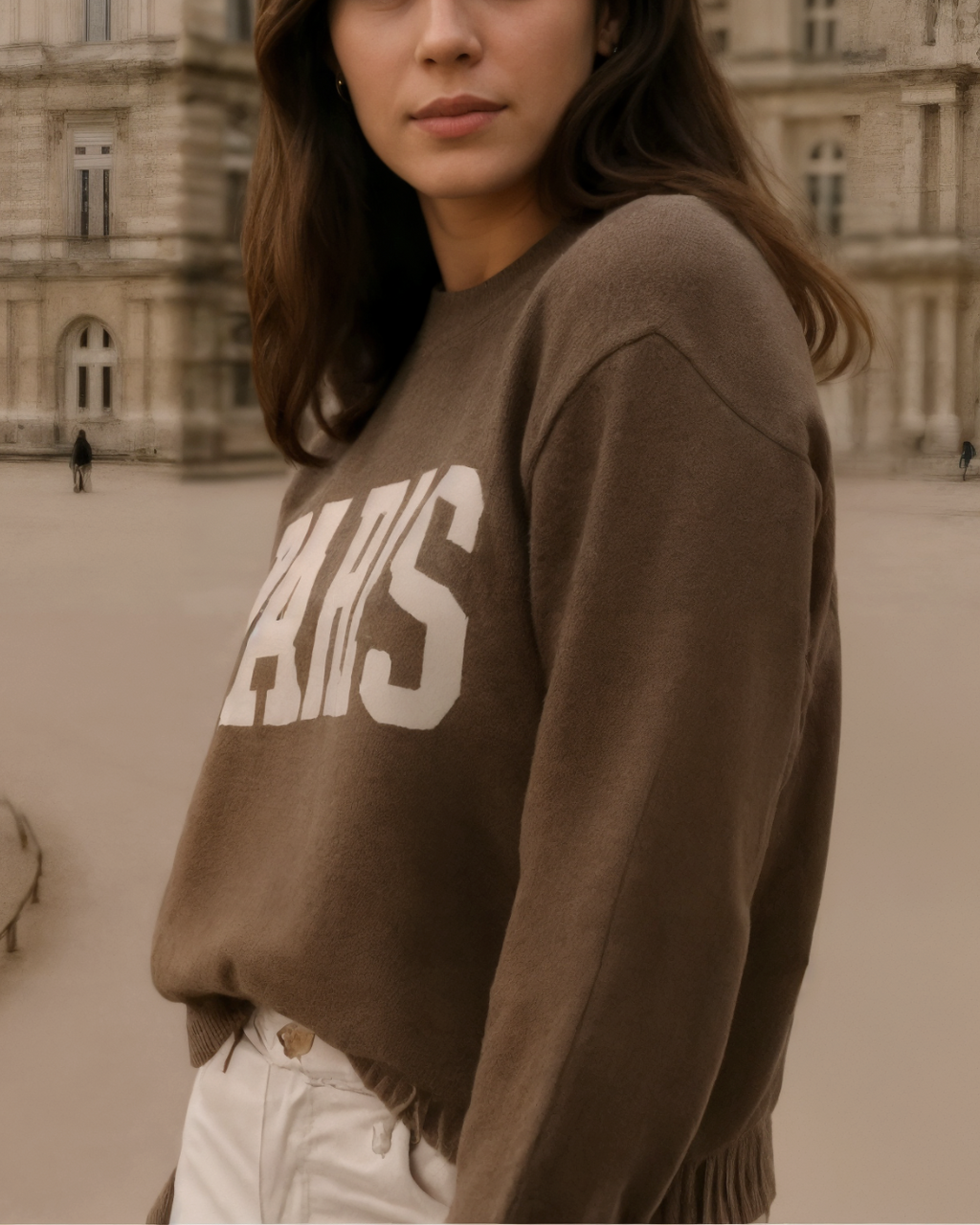 Letter Sweater Top