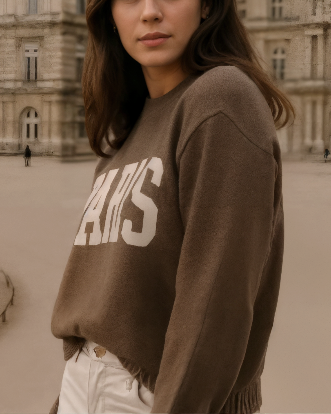 Letter Sweater Top