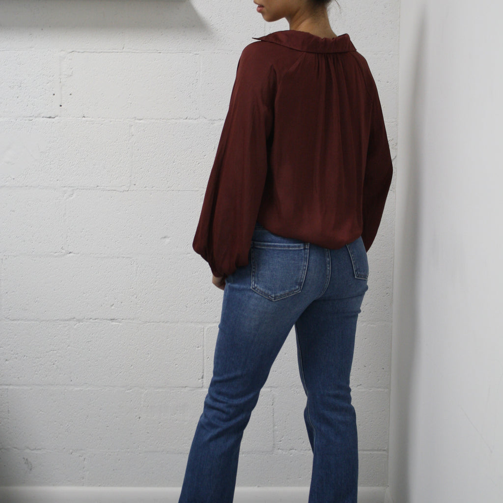Crepe De Chine Cowley Blouse Pookie and Sebastian