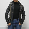 Peggie Fit Leather Jacket Pookie and Sebastian