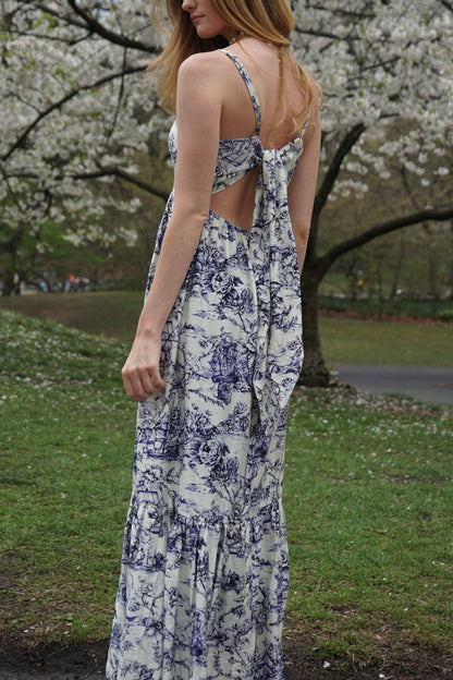 Adjustable Strap Maxi Dress