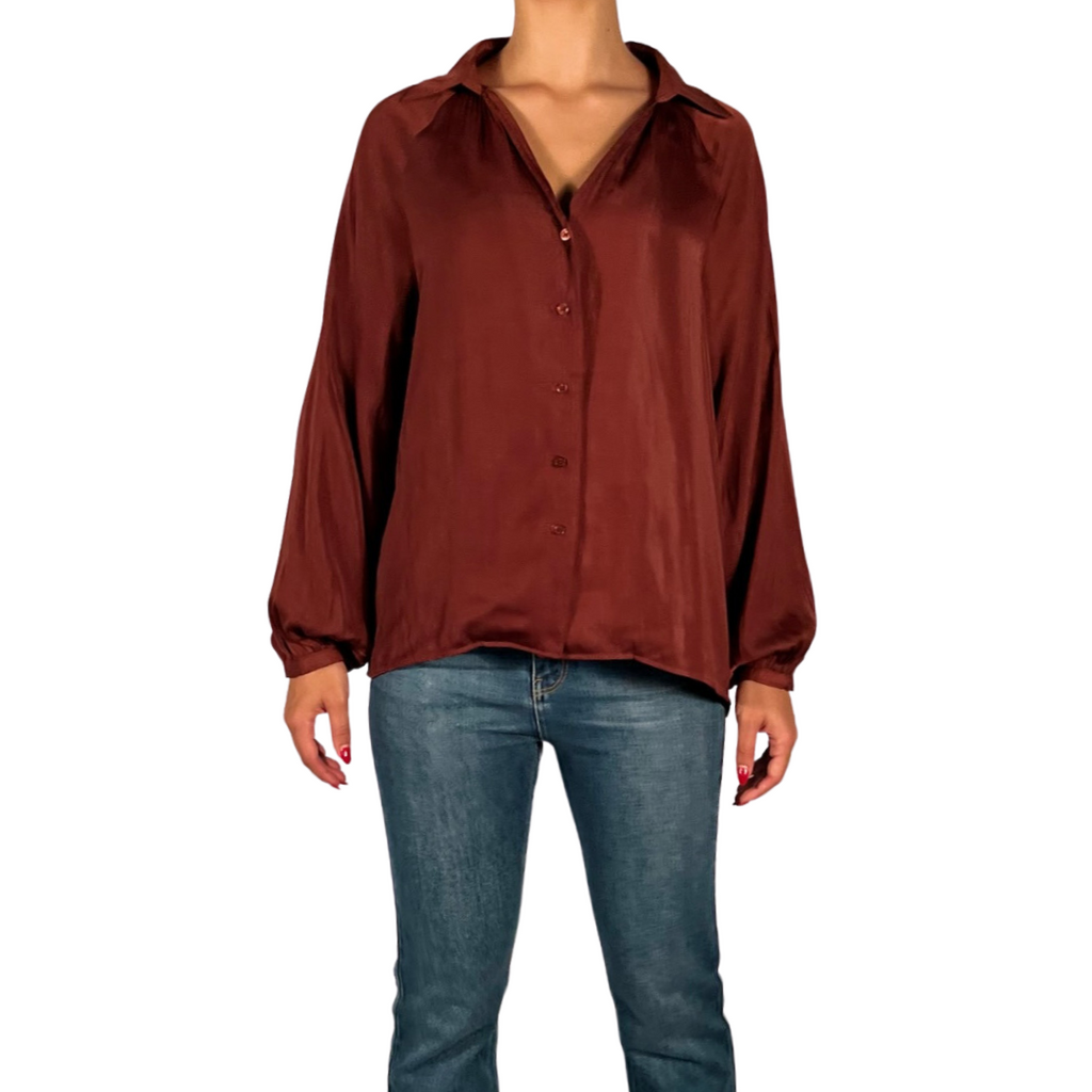 Crepe De Chine Cowley Blouse Pookie and Sebastian