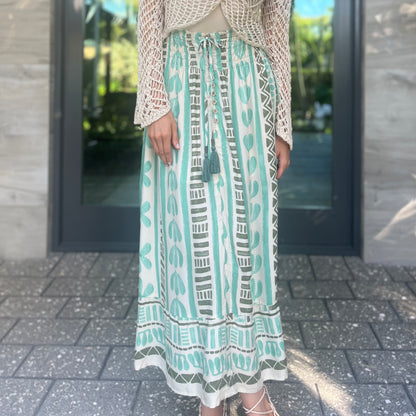 Aztec Maxi Skirt