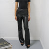 Wide Leg Faux Leather Pants Pookie and Sebastian