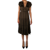 Elinor Short Sleeve Midi Ruffle Dress Pookie and Sebastian