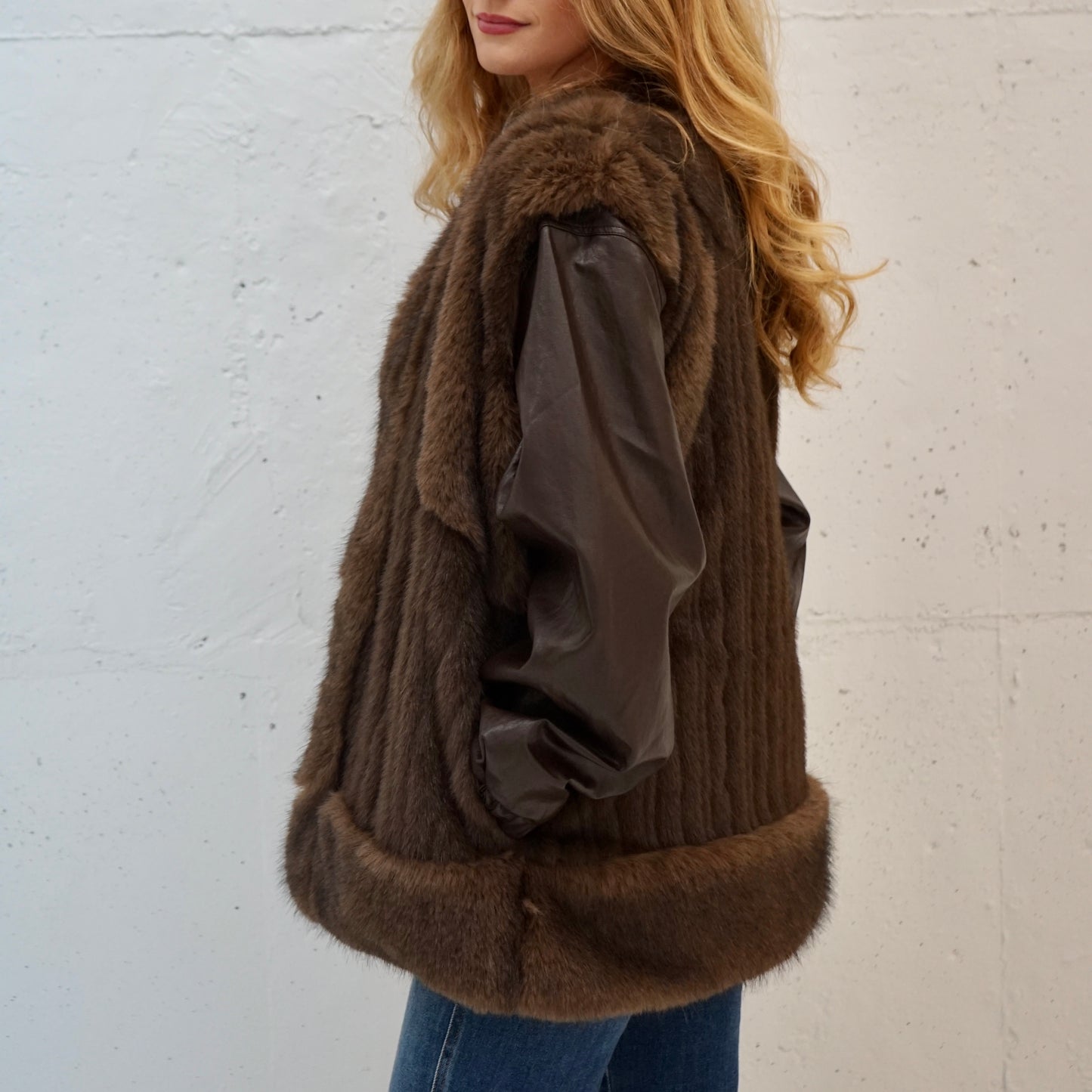 Yves faux fur vest