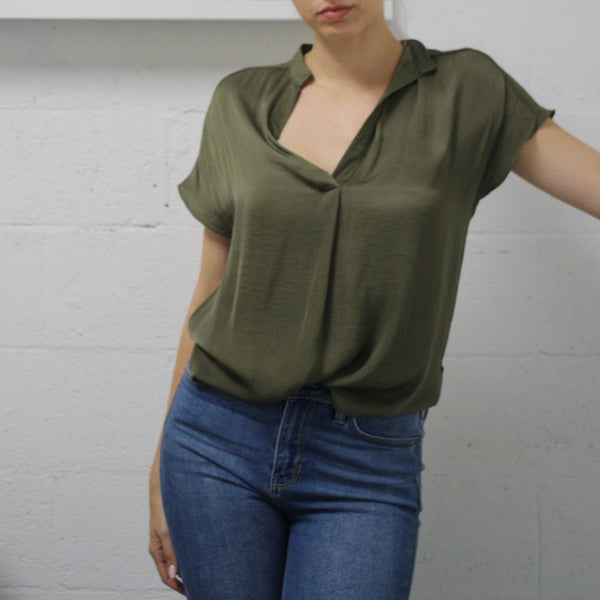 Irma V-neck Flowy Blouse Pookie and Sebastian