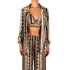 Georgette Snake Print Shirt Pookie and Sebastian